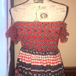 Off the Shoulder Dress/Coverup with Sleeves